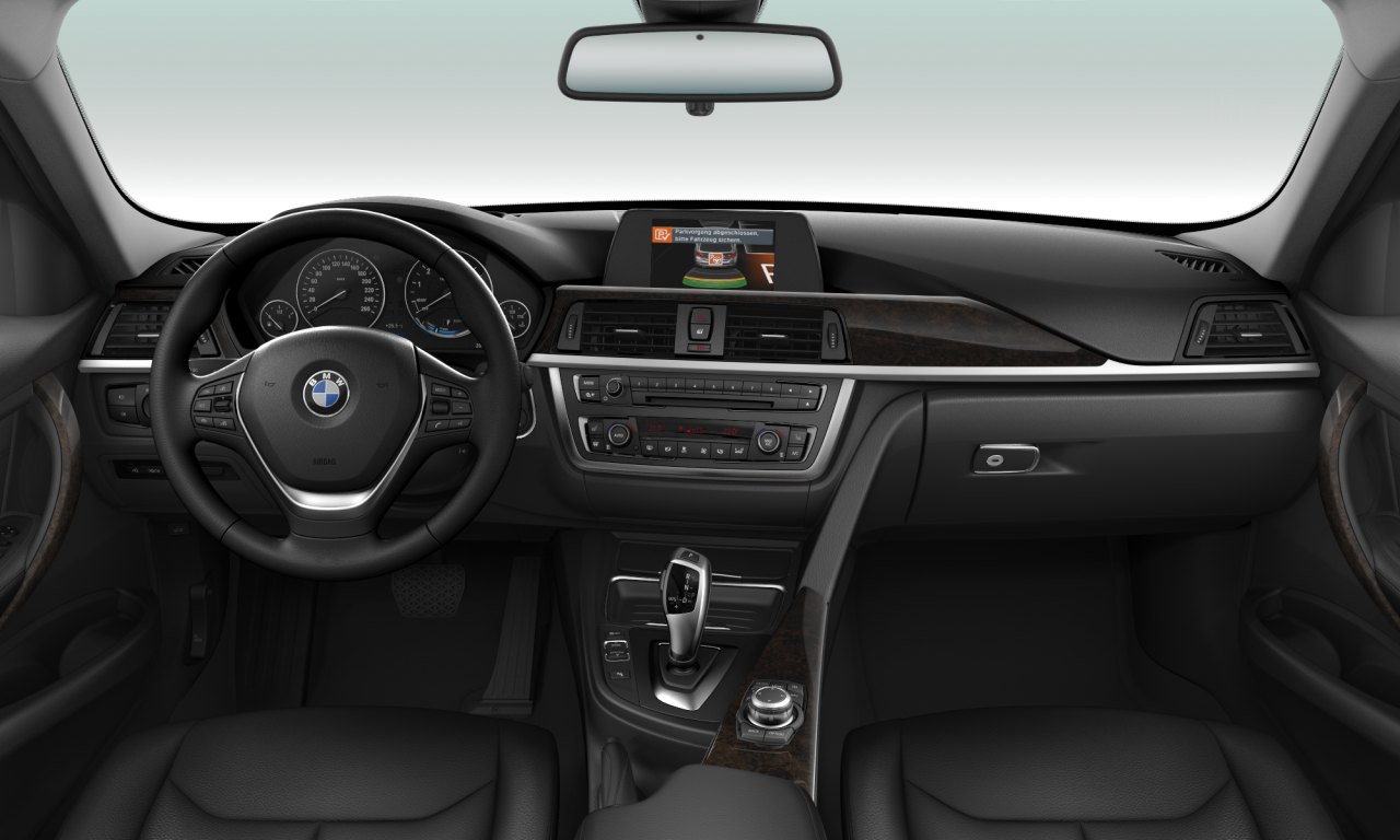 Interior of 2015 BMW 320i xDrive (F31), VIN WBA3H12020K456818