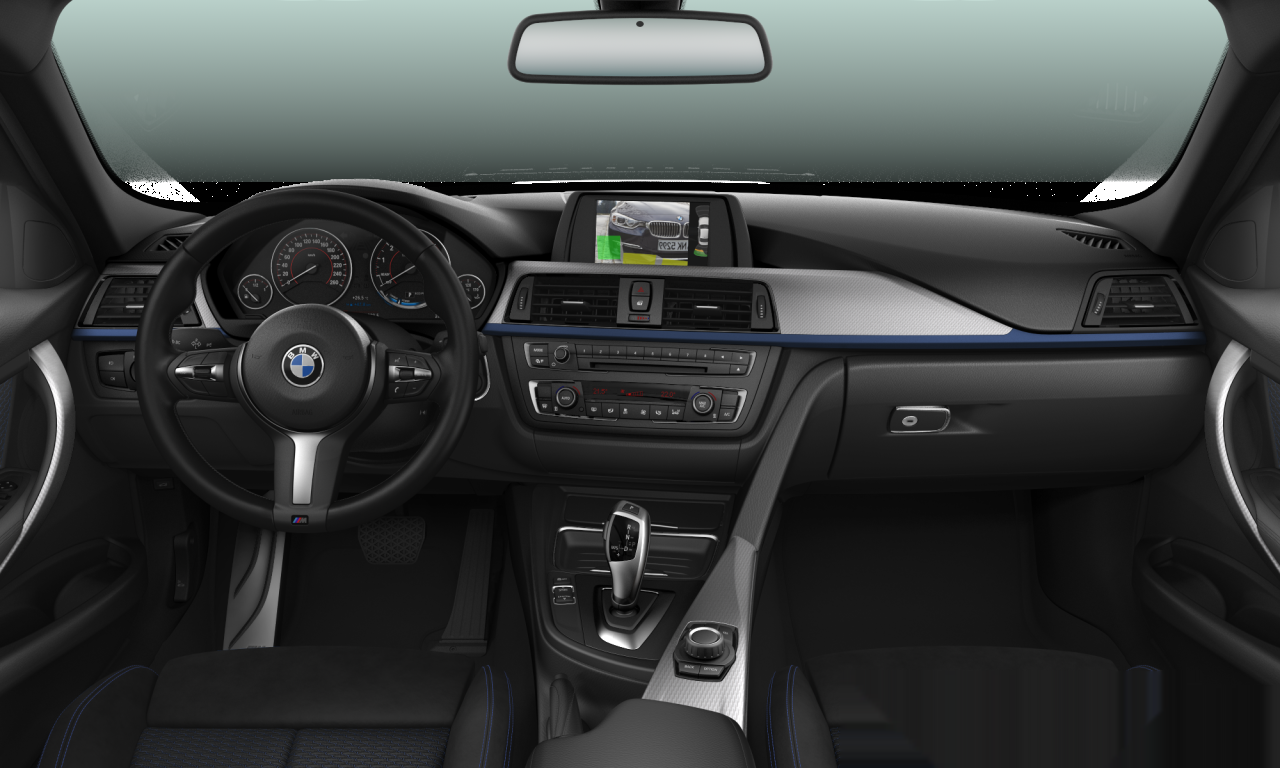 Interior of BMW 320i EfficientDynamics Edition (F30), VIN WBA3J9101FP985077