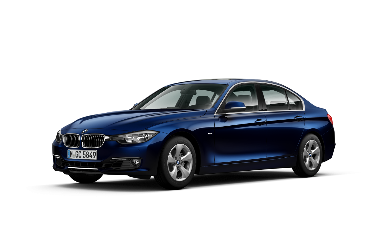 Exterior of 2015 BMW 320i EfficientDynamics Edition (F30), VIN WBA3J91040P985419