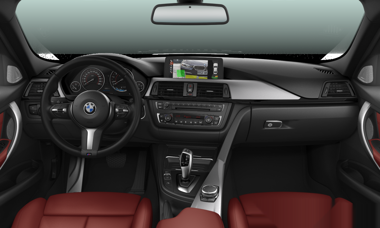 Interior of 2015 BMW 320i EfficientDynamics Edition (F30), VIN WBA3J9106FP985415