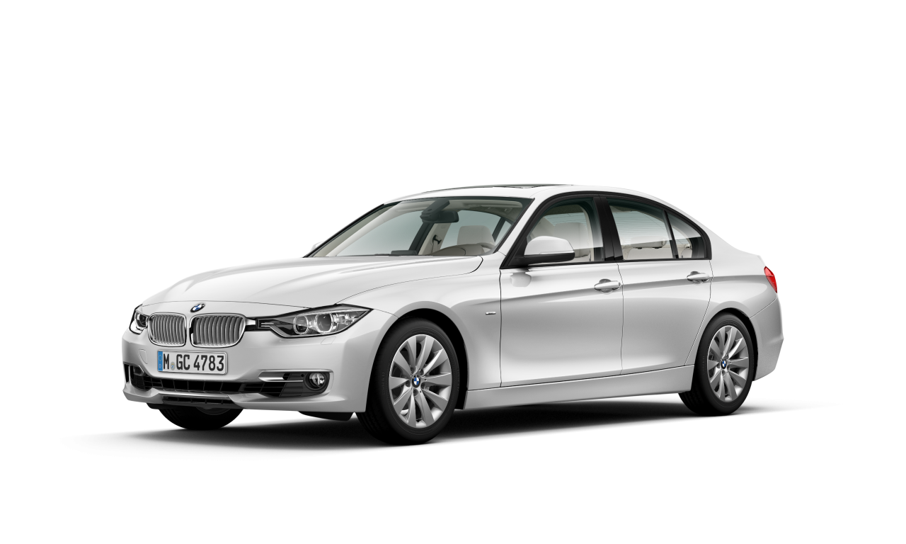 Exterior of 2014 BMW 320i EfficientDynamics Edition (F30), VIN WBA3J9109FP834830