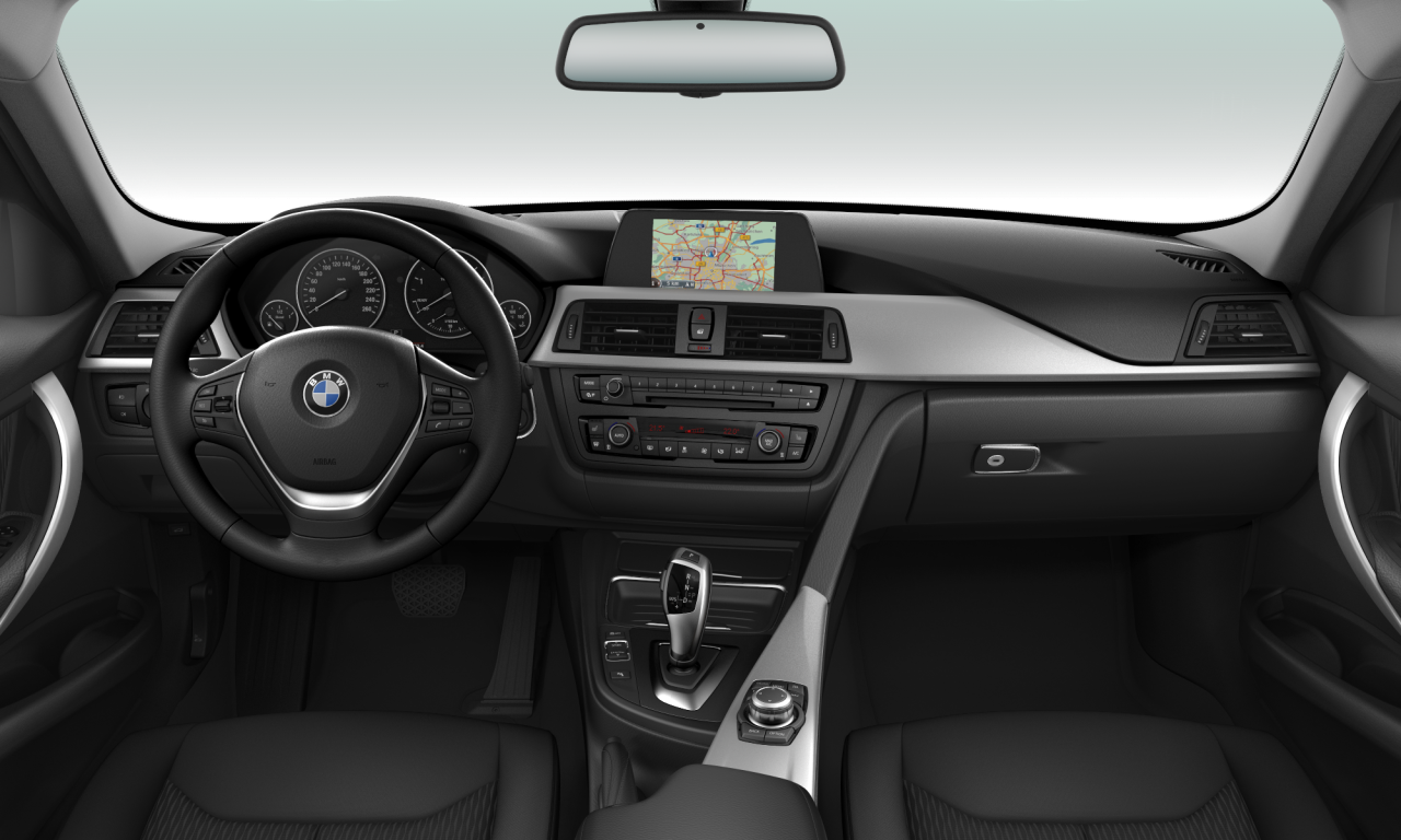 Interior of 2014 BMW 318d (F31), VIN WBA3K11060K286594