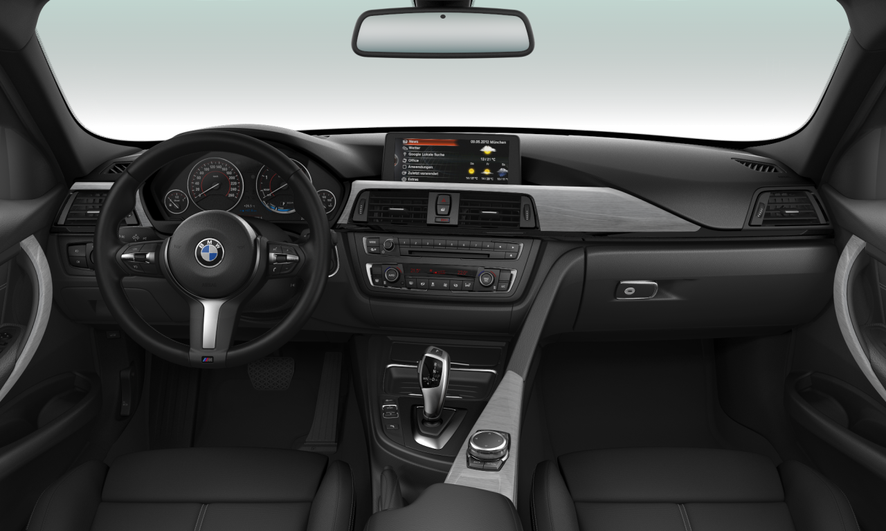 Interior of 2015 BMW 318d (F31), VIN WBA3K11080K568056