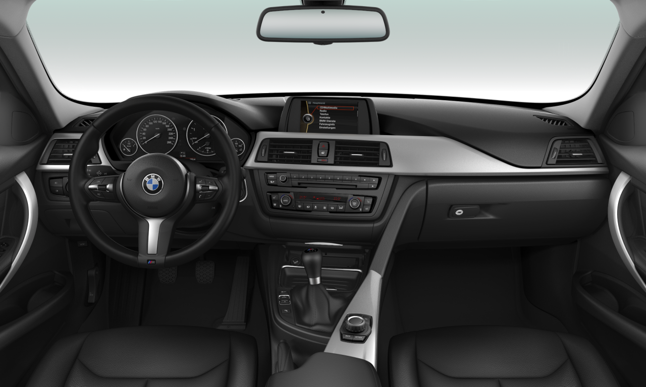 Interior of BMW 320d (F31), VIN WBA3K31010F744398