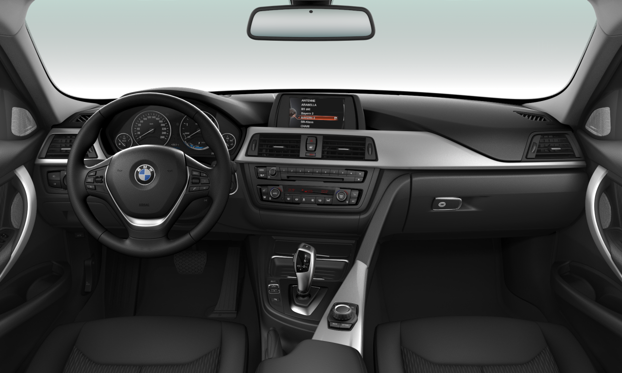 Interior of 2014 BMW 320d (F31), VIN WBA3K31030F681000