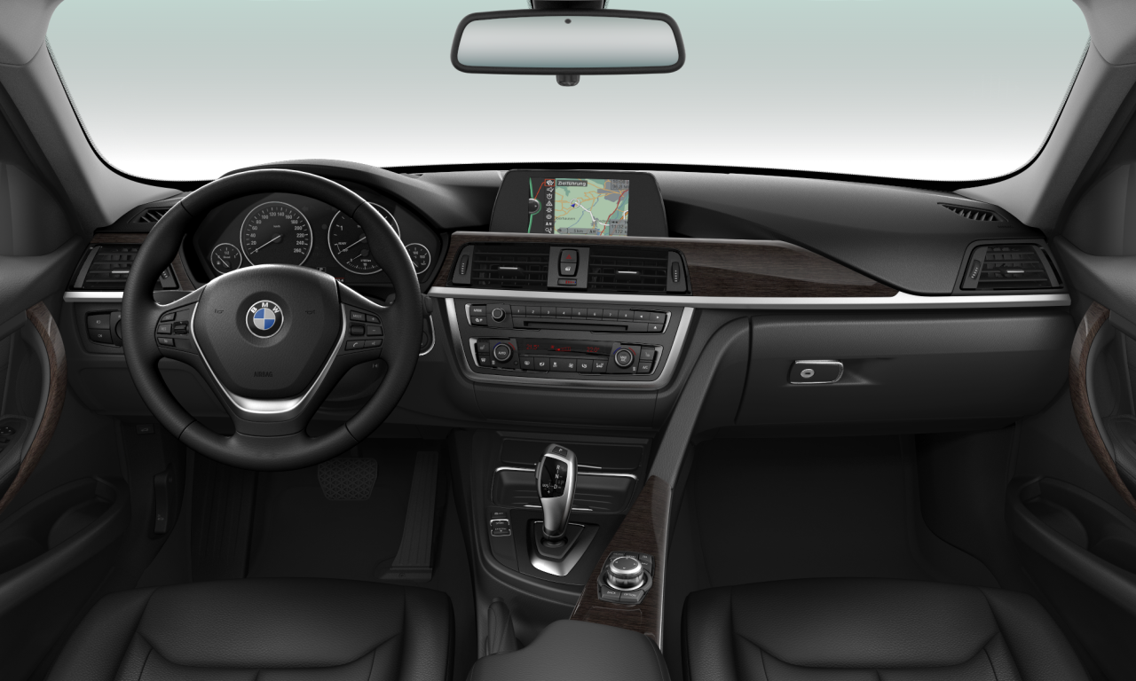 Interior of 2013 BMW 320d (F31), VIN WBA3K32080F789675