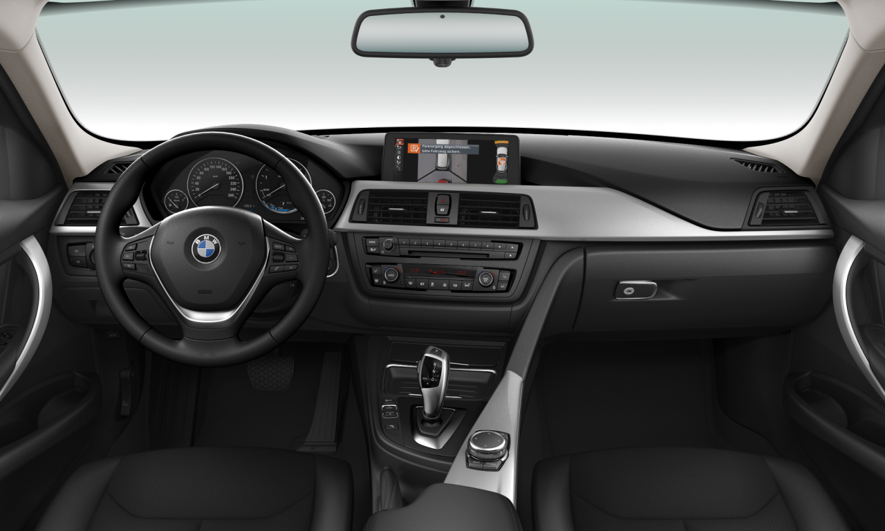 Interior of 2020 BMW 320d xDrive (F31), VIN WBA3K51010K310405