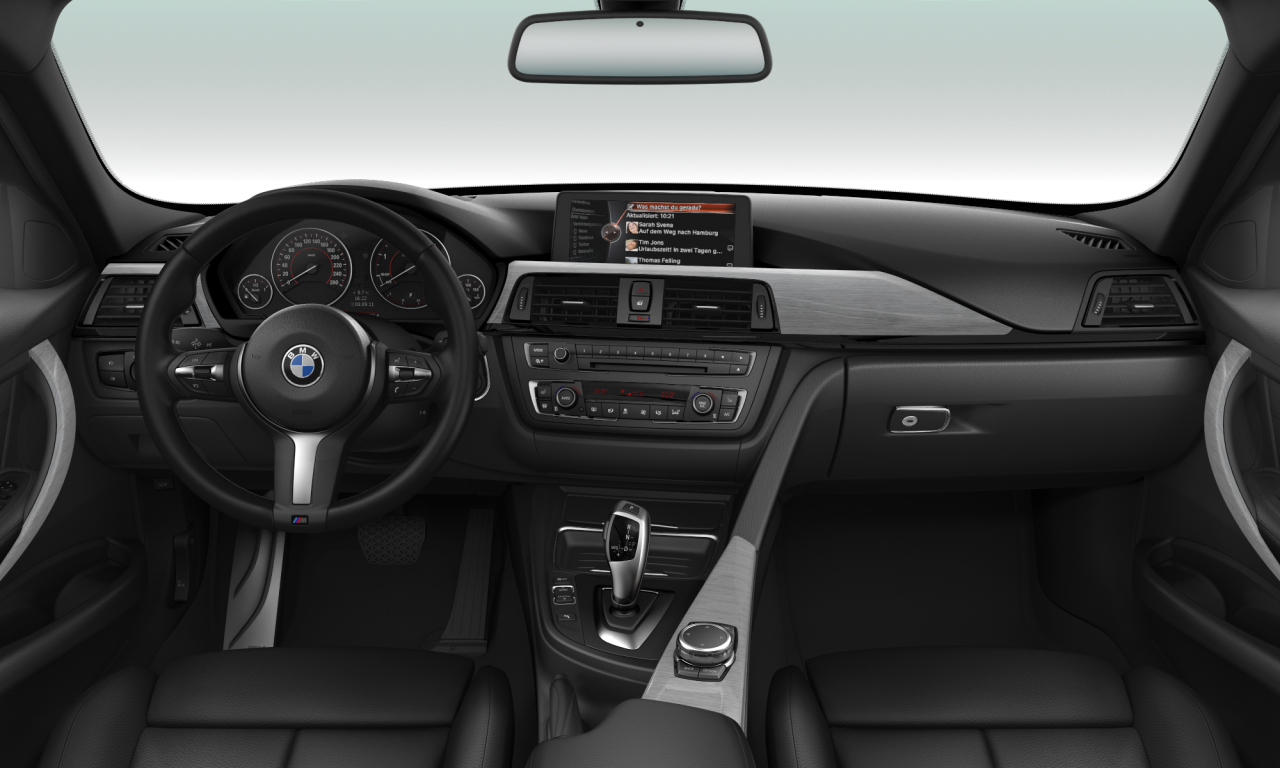 Interior of 2013 BMW 320d xDrive (F31), VIN WBA3K51030K171586
