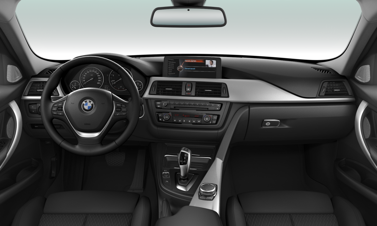 Interior of BMW 320d xDrive (F31), VIN WBA3K51060K172568