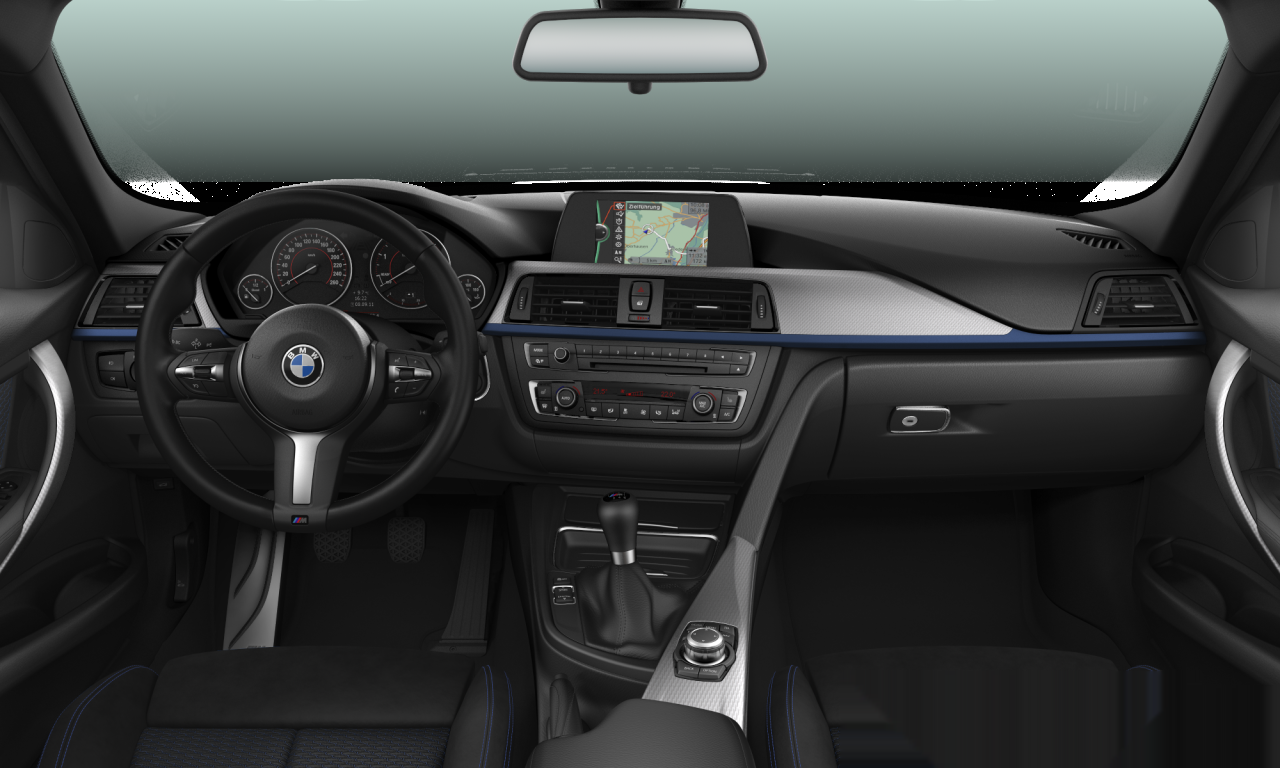 Interior of 2013 BMW 320d xDrive (F31), VIN WBA3K51070K062323