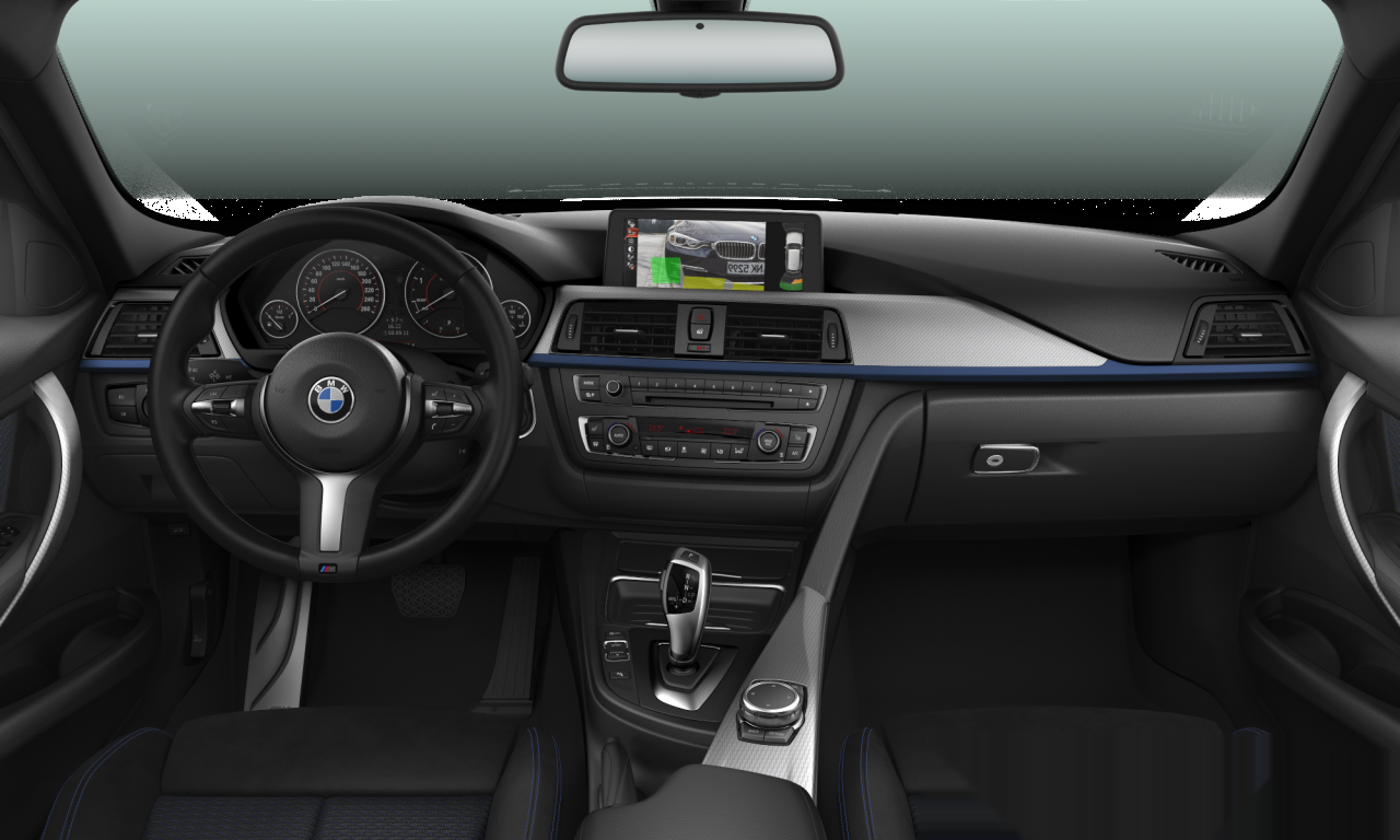Interior of BMW 320d xDrive (F31), VIN WBA3K5107EK174613