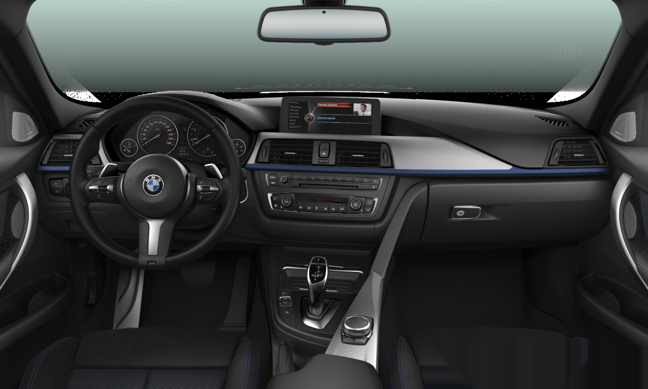Interior of BMW 320d xDrive (F31), VIN WBA3K51080K173057