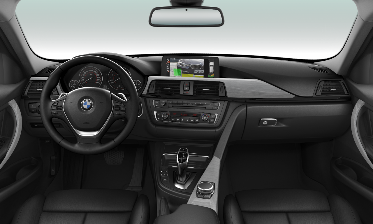 Interior of BMW 320d xDrive (F31), VIN WBA3K510X0K306787