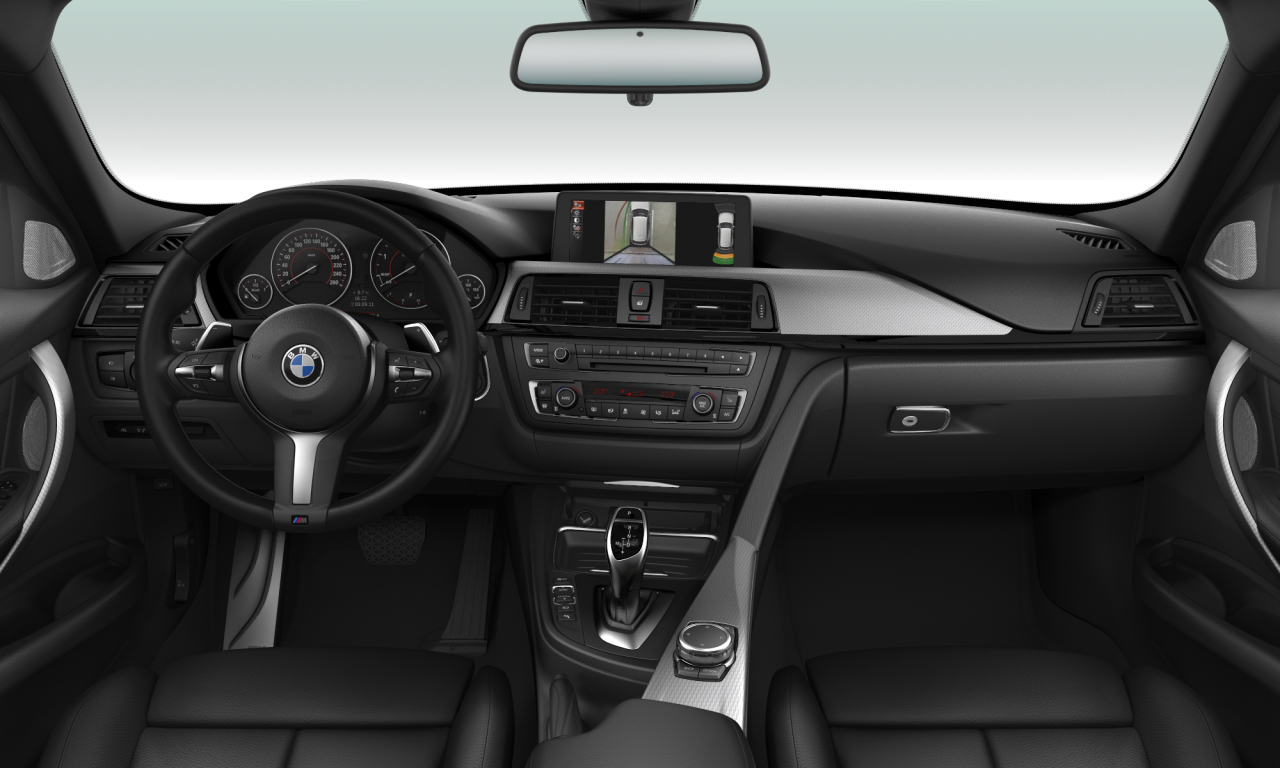 Interior of 2013 BMW 328d xDrive (F31), VIN WBA3K5C58EKT33132