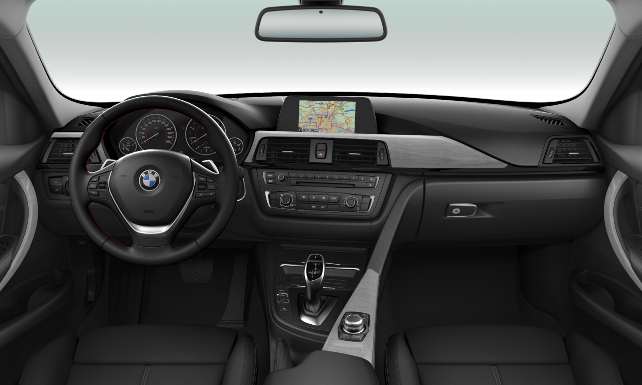 Interior of BMW 325d (F31), VIN WBA3K71080KW82318