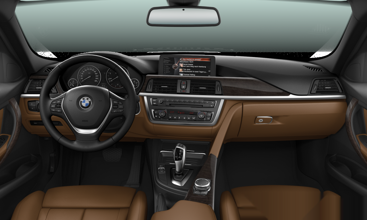 Interior of 2013 BMW 320d EfficientDynamics Edition (F31), VIN WBA3L11010KP41283