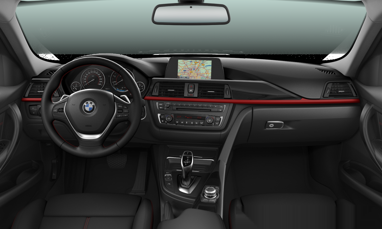 Interior of 2014 BMW 320d EfficientDynamics Edition (F31), VIN WBA3L11090K258463