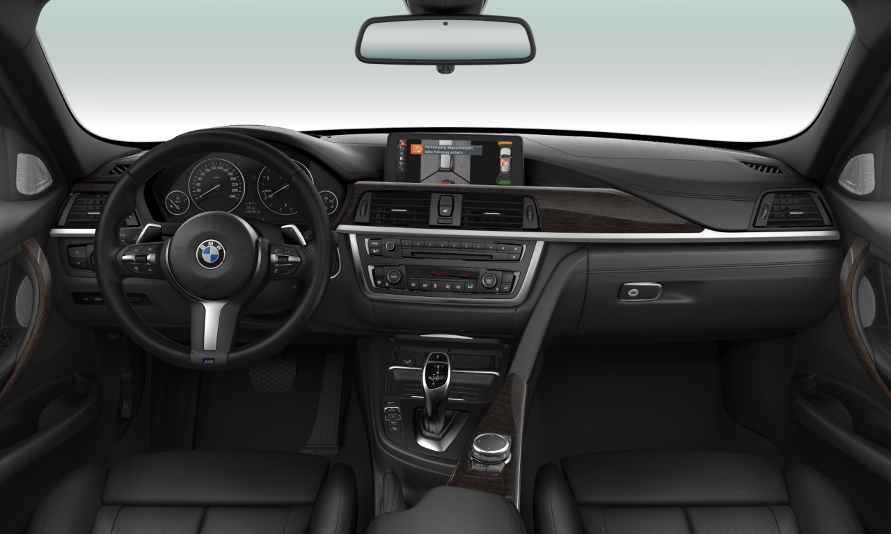 Interior of 2014 BMW 330d xDrive (F31), VIN WBA3L31050K184163