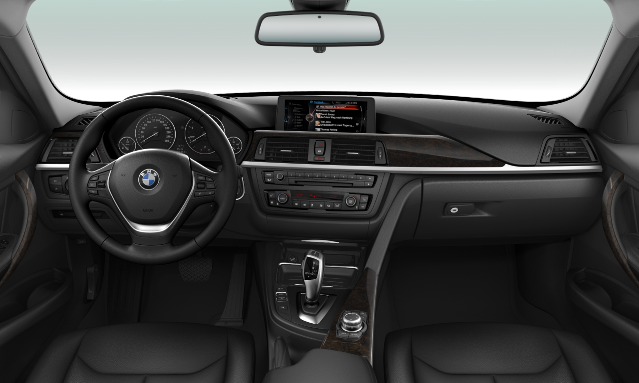 Interior of BMW 330d (F31), VIN WBA3L51090F190780