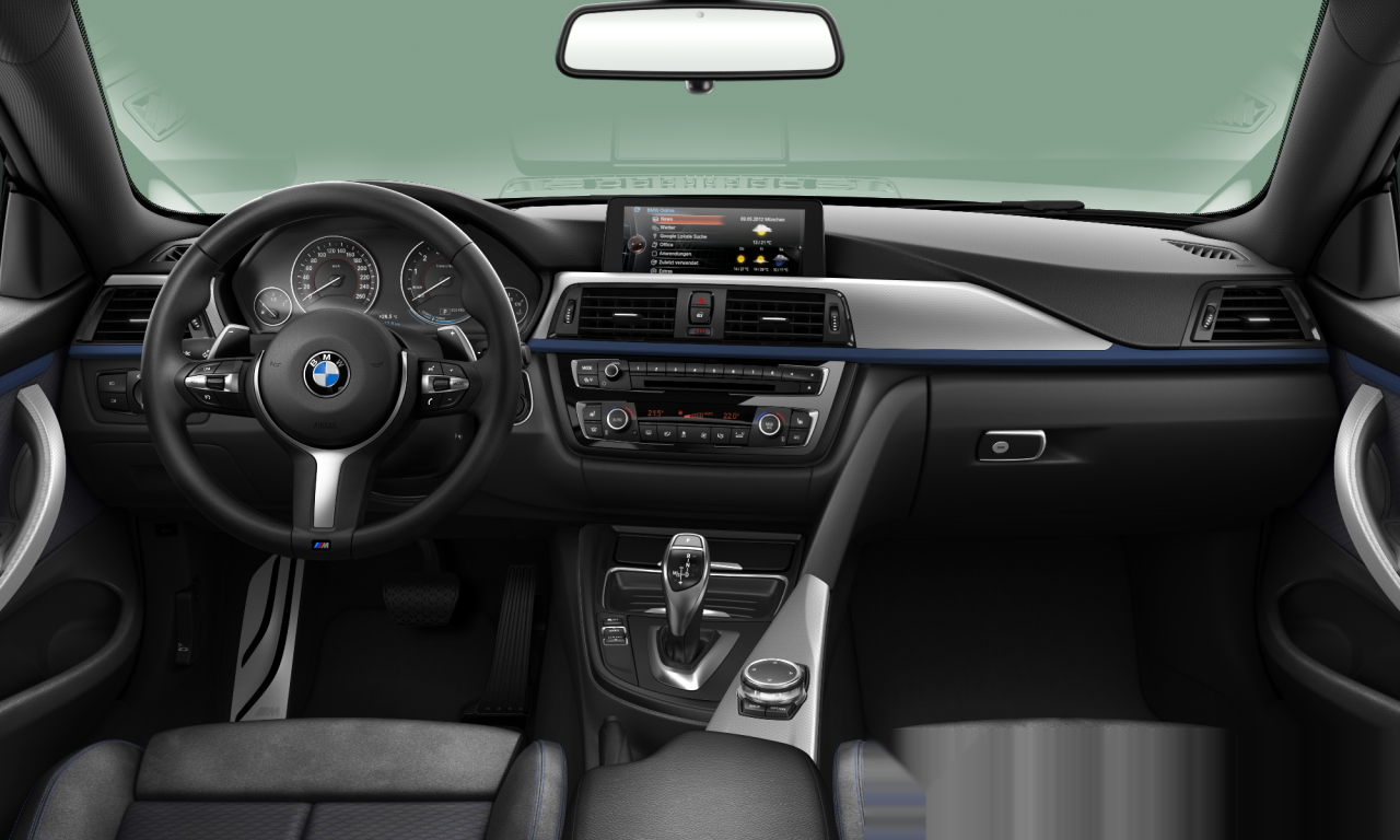 Interior of 2014 BMW 420i (F32), VIN WBA3N11050K304834