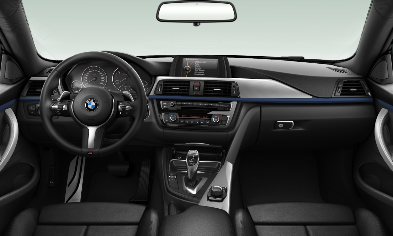 Interior of 2014 BMW 420i (F32), VIN WBA3N12010K099558