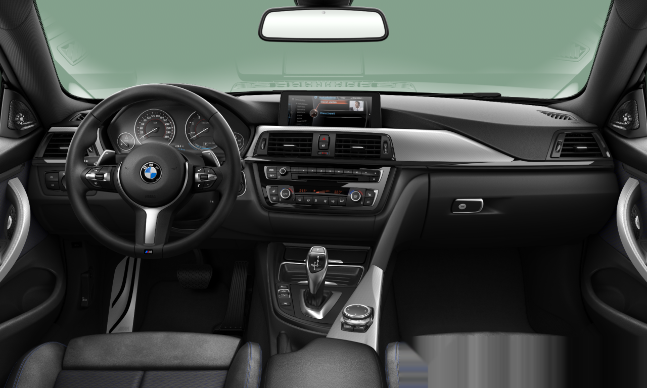 Interior of BMW 425d (F32), VIN WBA3P51070F727179