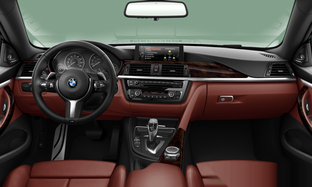 Interior of BMW 435i (F32), VIN WBA3R1C50EK192030
