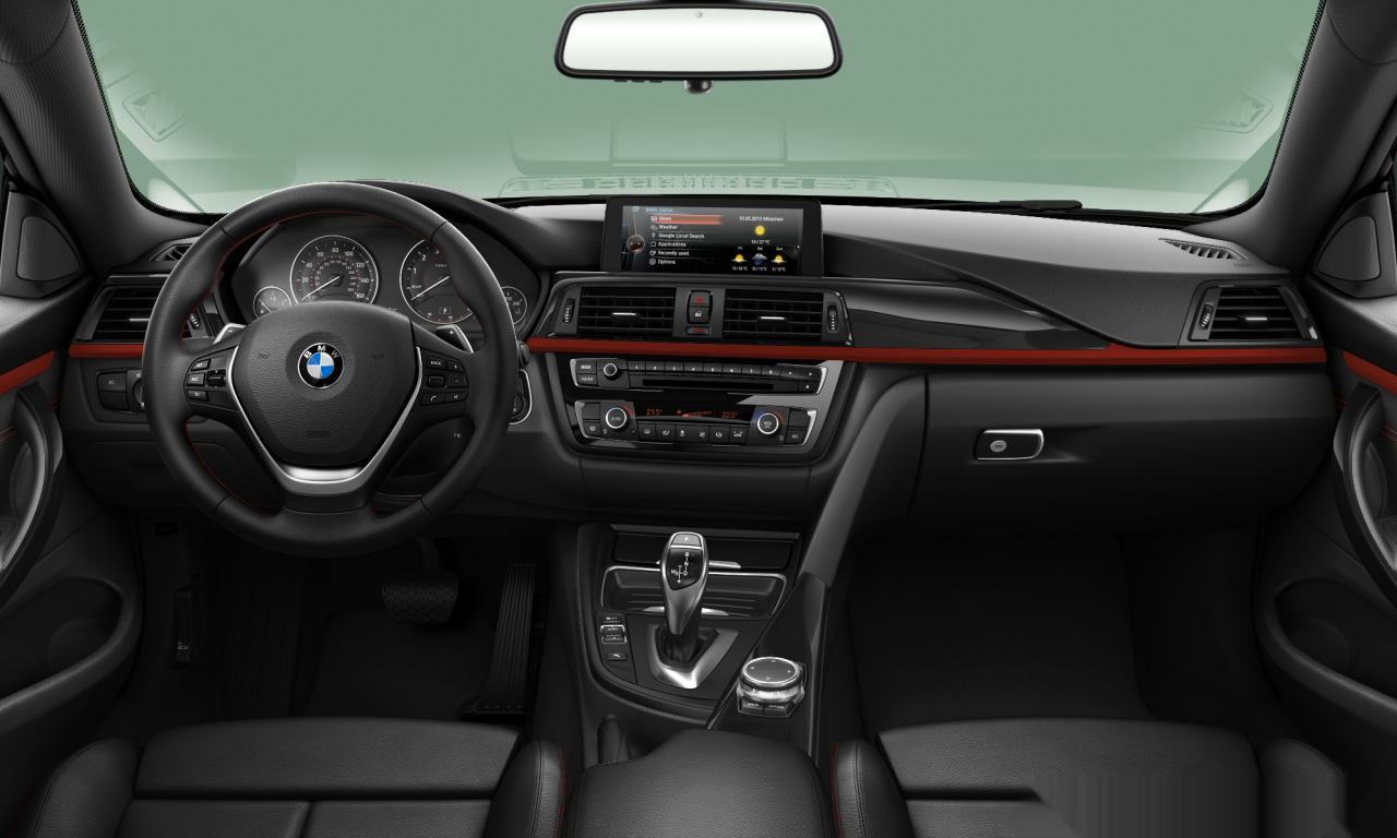 Interior of BMW 435i (F32), VIN WBA3R1C5XEK192908