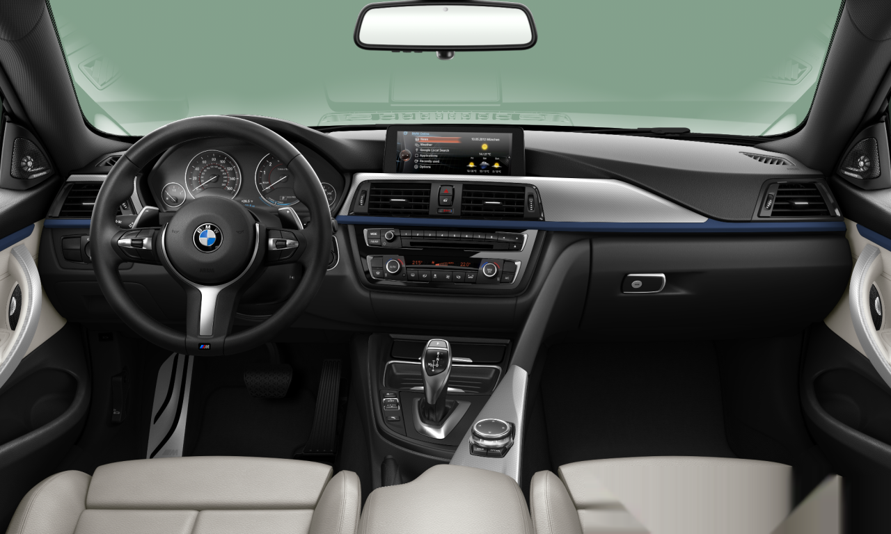 Interior of 2014 BMW 435i xDrive (F32), VIN WBA3R5C57FK189621