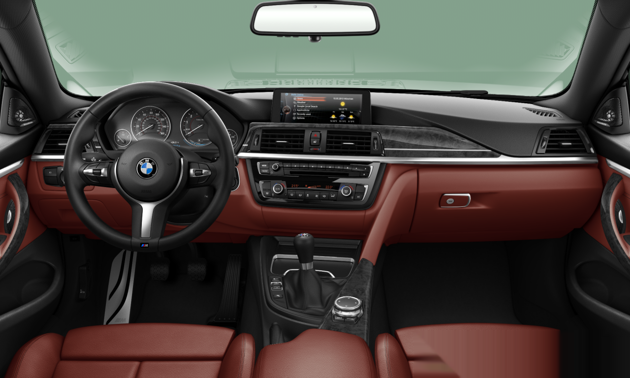 Interior of BMW 435i xDrive (F32), VIN WBA3R5C59GK371158