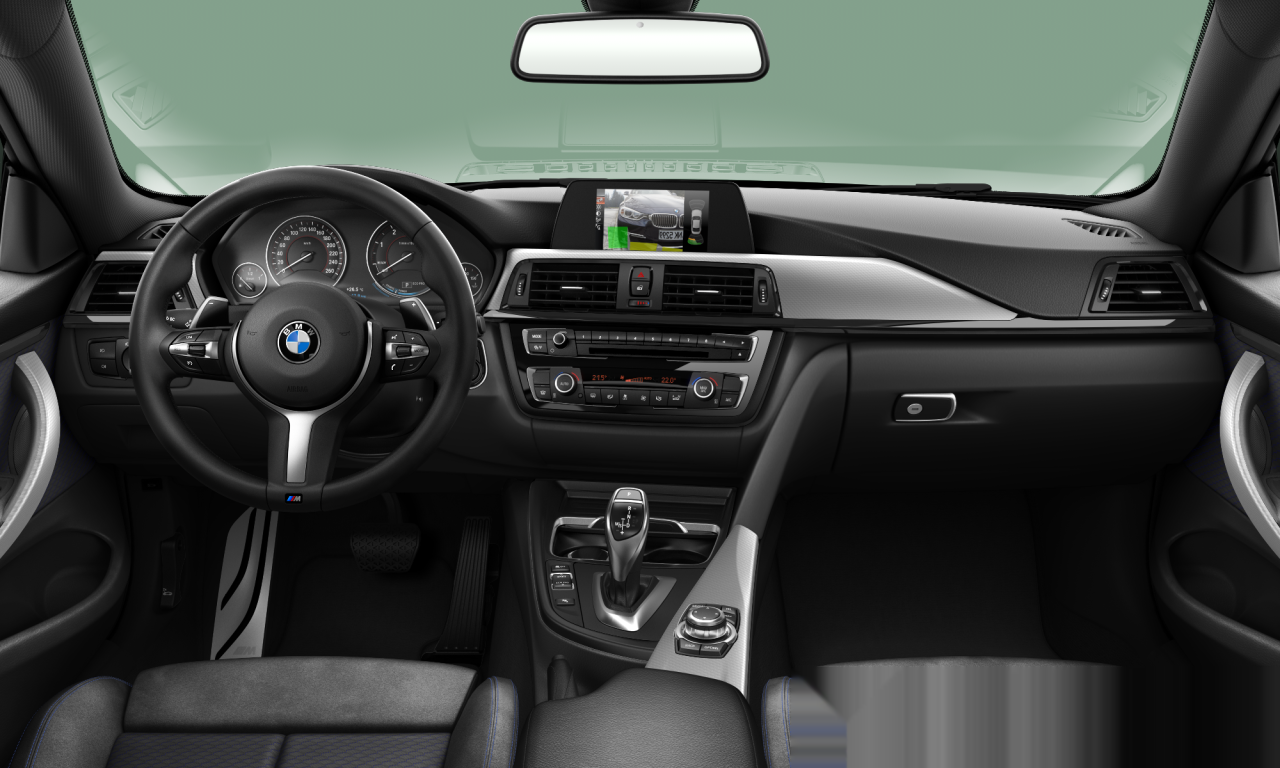 Interior of BMW 430d xDrive (F32), VIN WBA3S31040K698265