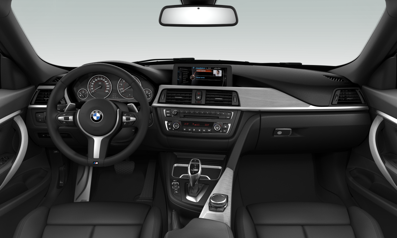 Interior of 2020 BMW 328i (F34), VIN WBA3X32050D444827