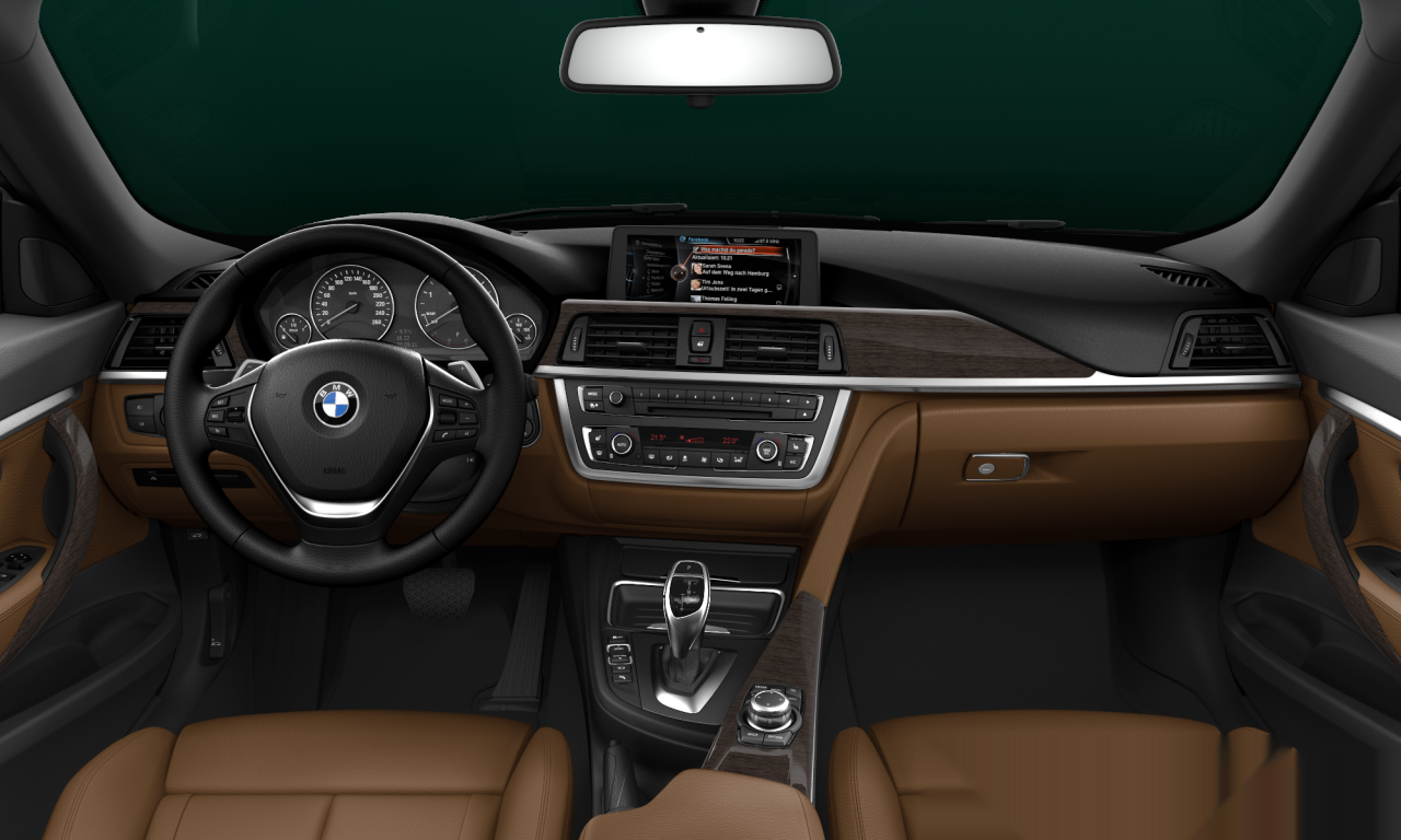 Interior of 2013 BMW 320d (F34), VIN WBA3Y31000D345959