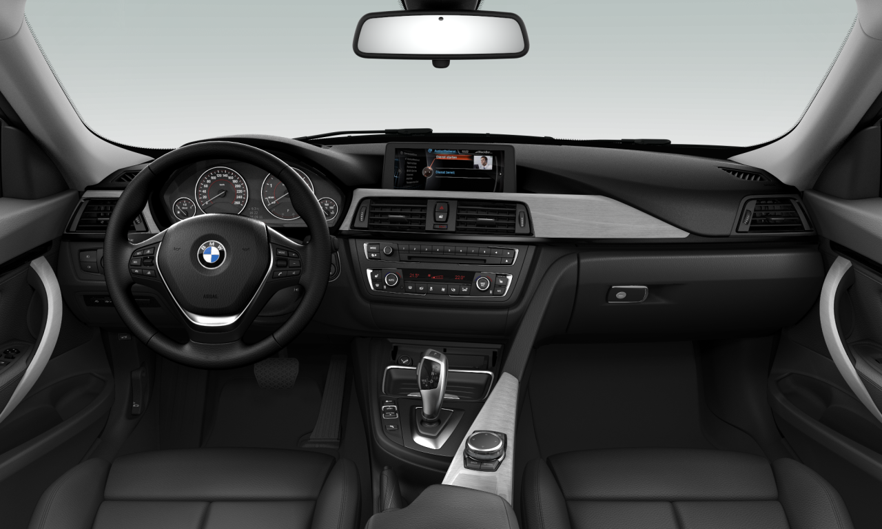Interior of 2013 BMW 320d (F34), VIN WBA3Y31040D347889