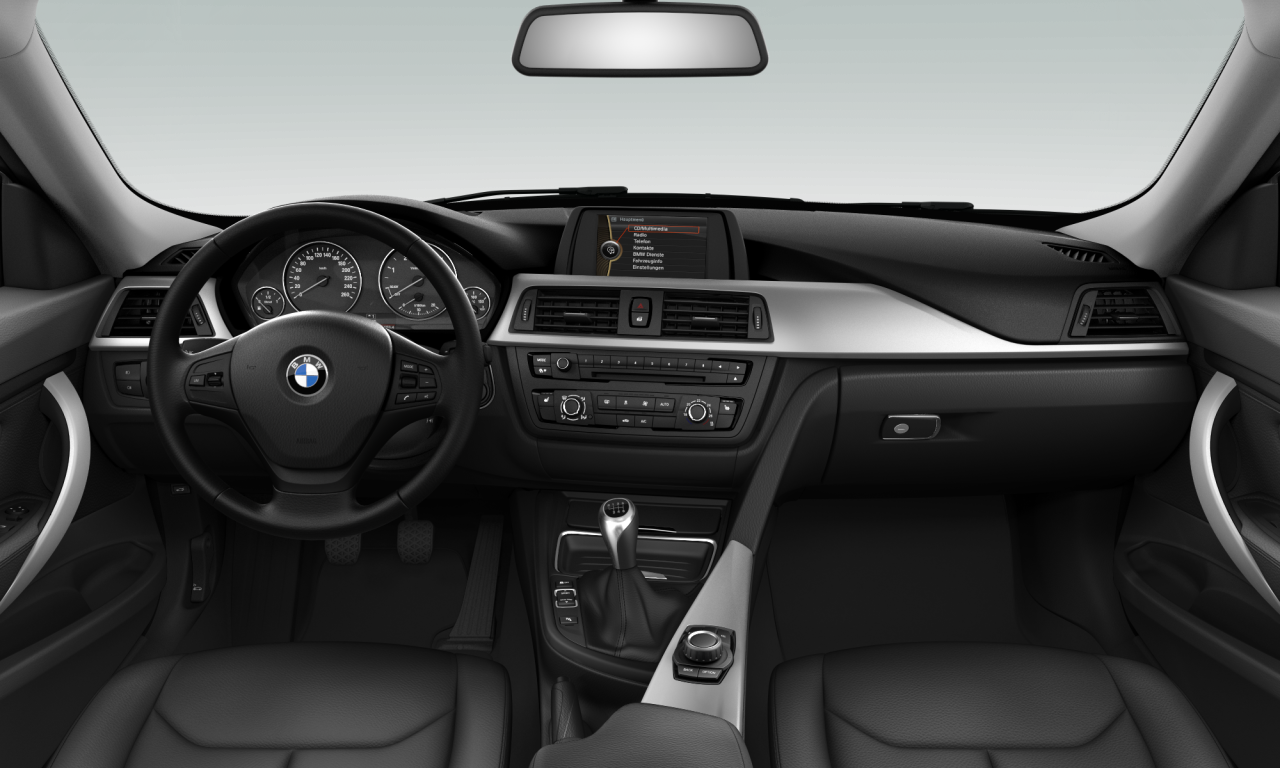 Interior of 2014 BMW 320d (F34), VIN WBA3Y310X0D644682