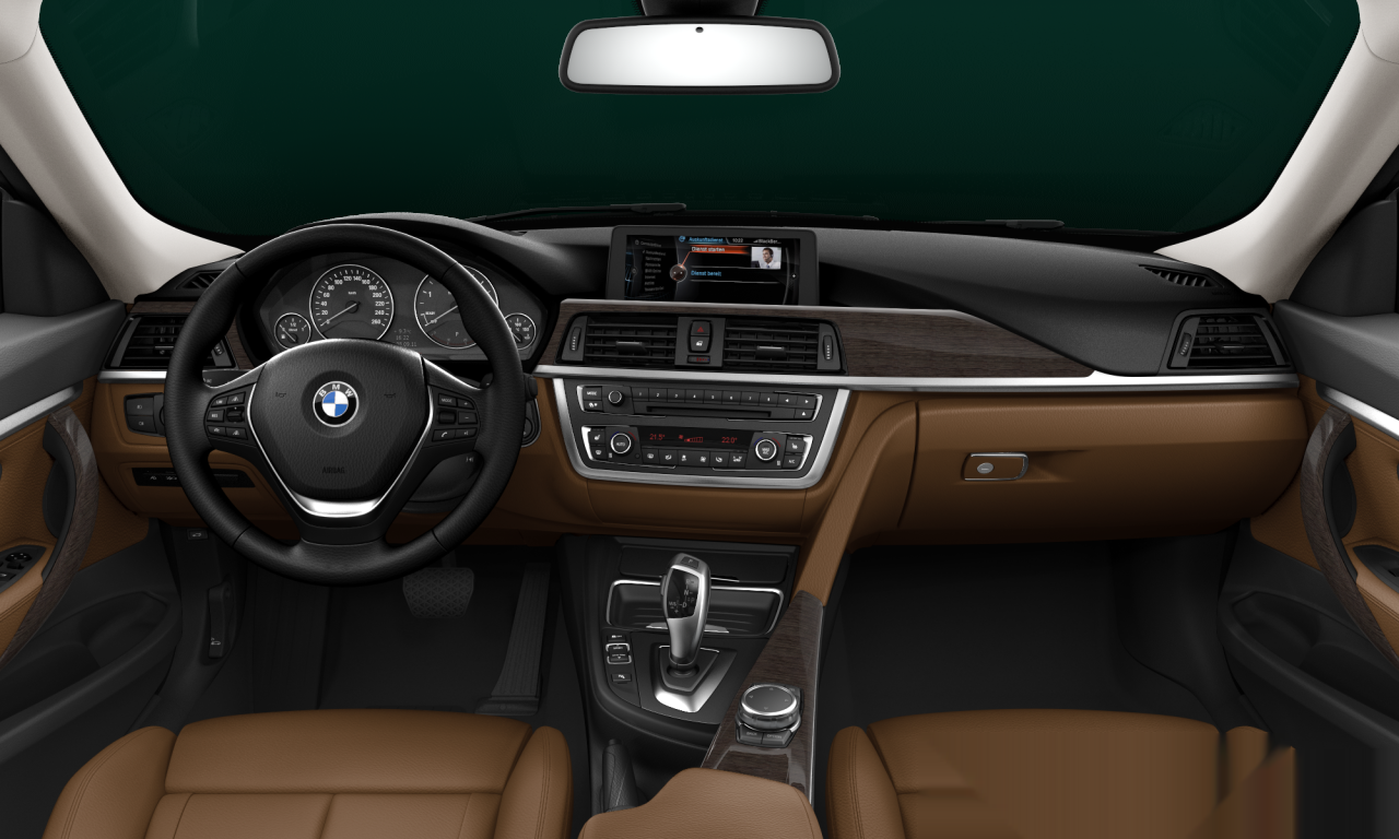 Interior of BMW 320d xDrive (F34), VIN WBA3Y51030D661741