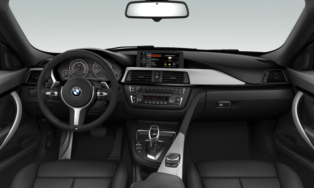 Interior of BMW 320d xDrive (F34), VIN WBA3Y51070GZ91364