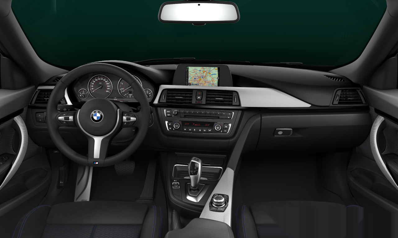 Interior of BMW 320d xDrive (F34), VIN WBA3Y5108FGZ91494