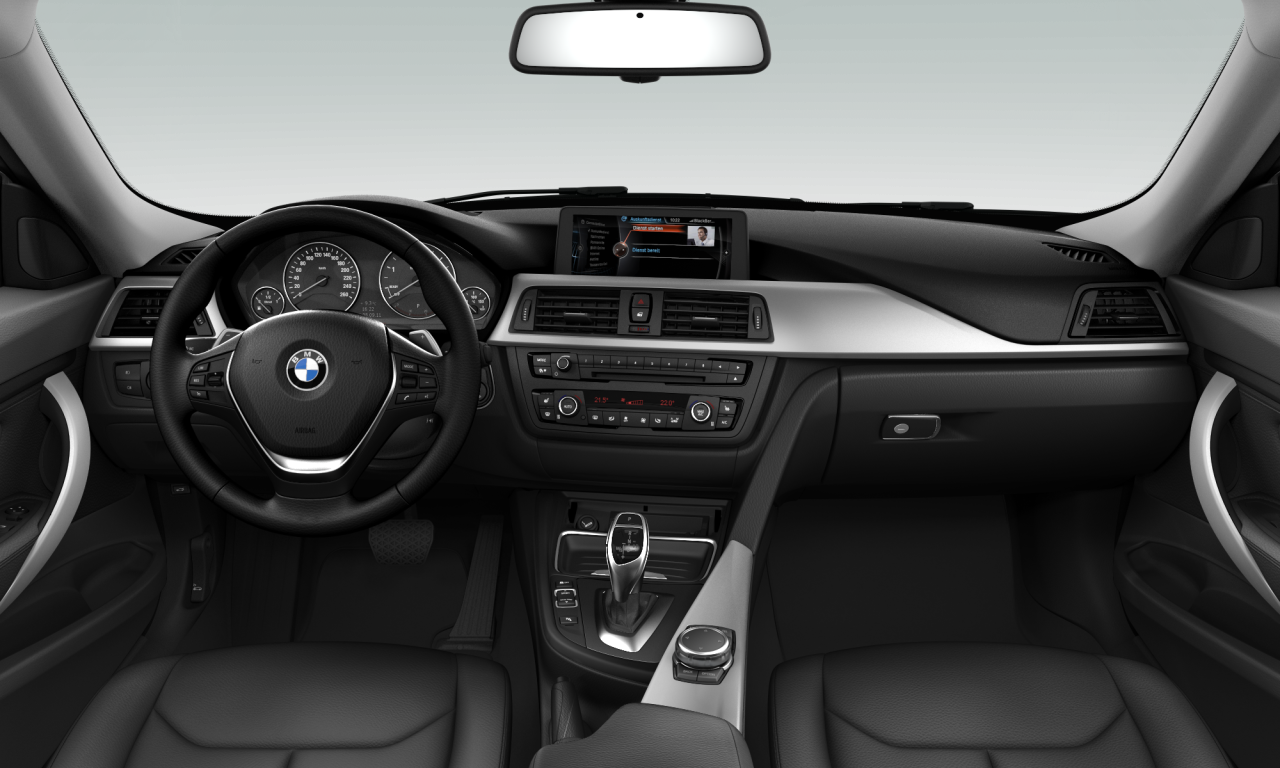 Interior of 2014 BMW 320d xDrive (F34), VIN WBA3Y51090D662490