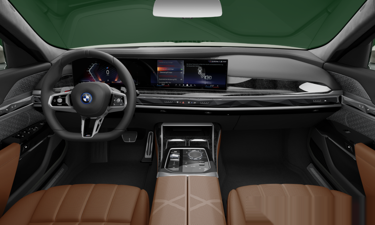 Interior of BMW 750e xDrive (G70), VIN WBA41EH04SCV48517