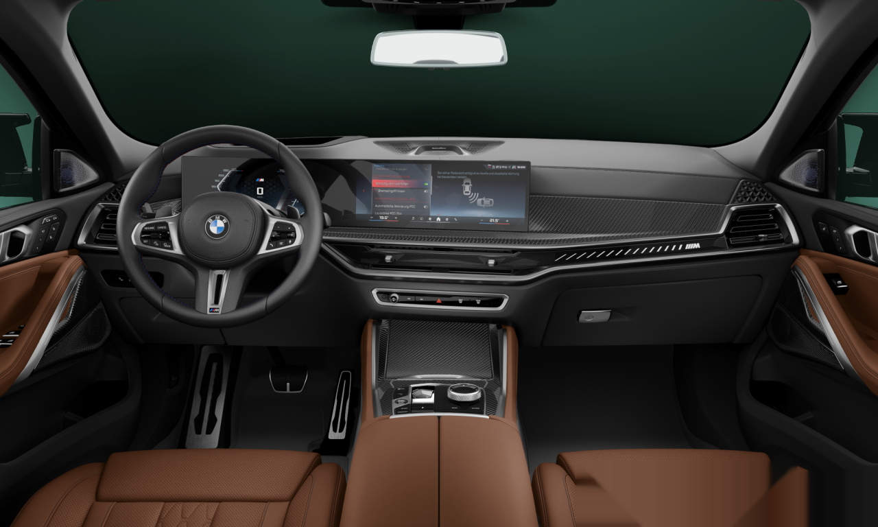 Interior of BMW X6 M60i xDrive (G06 (MUE)), VIN WBA41EX01R9W93698