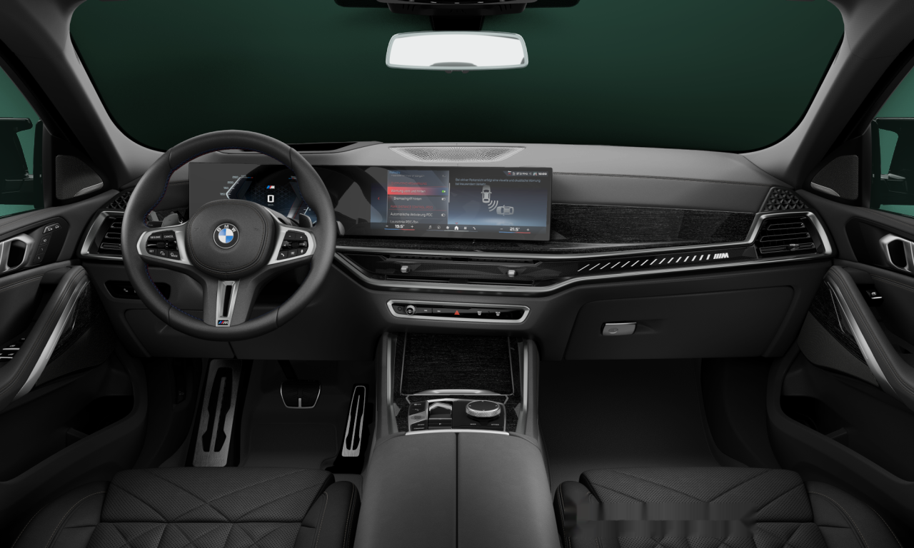 Interior of 2025 BMW X6 M60i xDrive (G06 (MUE)), VIN WBA41EX0309203992