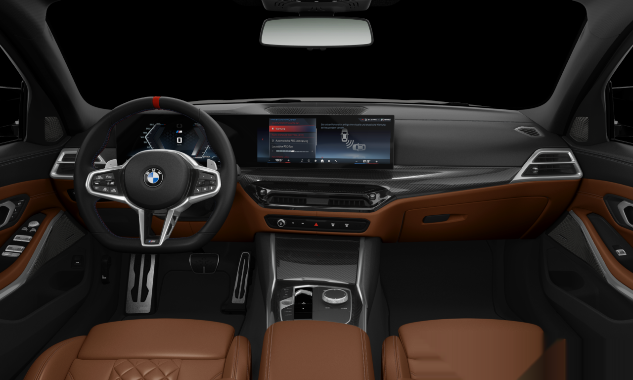 Interior of BMW M340i xDrive (G20 (MUE)), VIN WBA41FF010FT86592