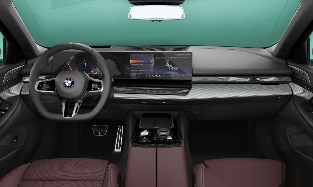Interior of 2025 BMW 530i (G60), VIN WBA41FJ07SCT48604