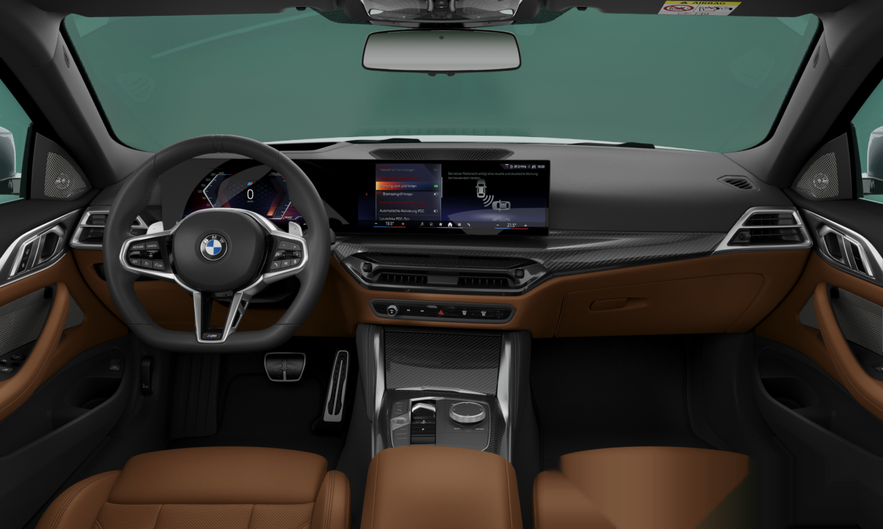 Interior of BMW 430i (G22 (MUE)), VIN WBA41HB03SCU80589