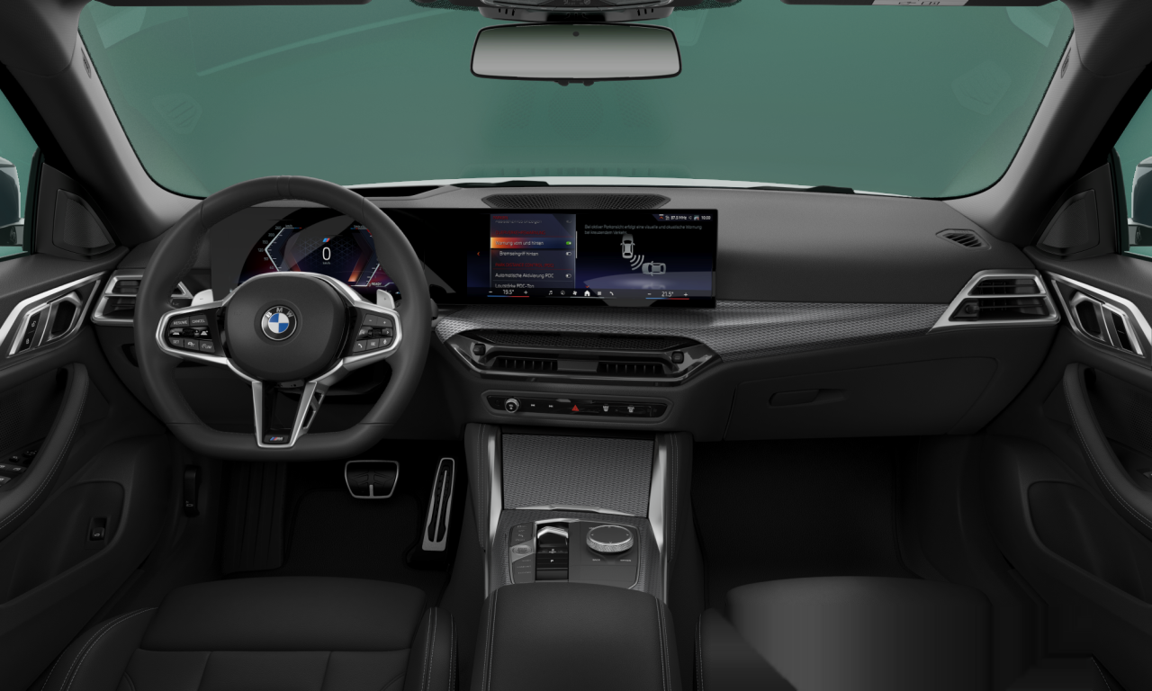 Interior of BMW 430i xDrive (G26 (MUE)), VIN WBA41HC000FV92499