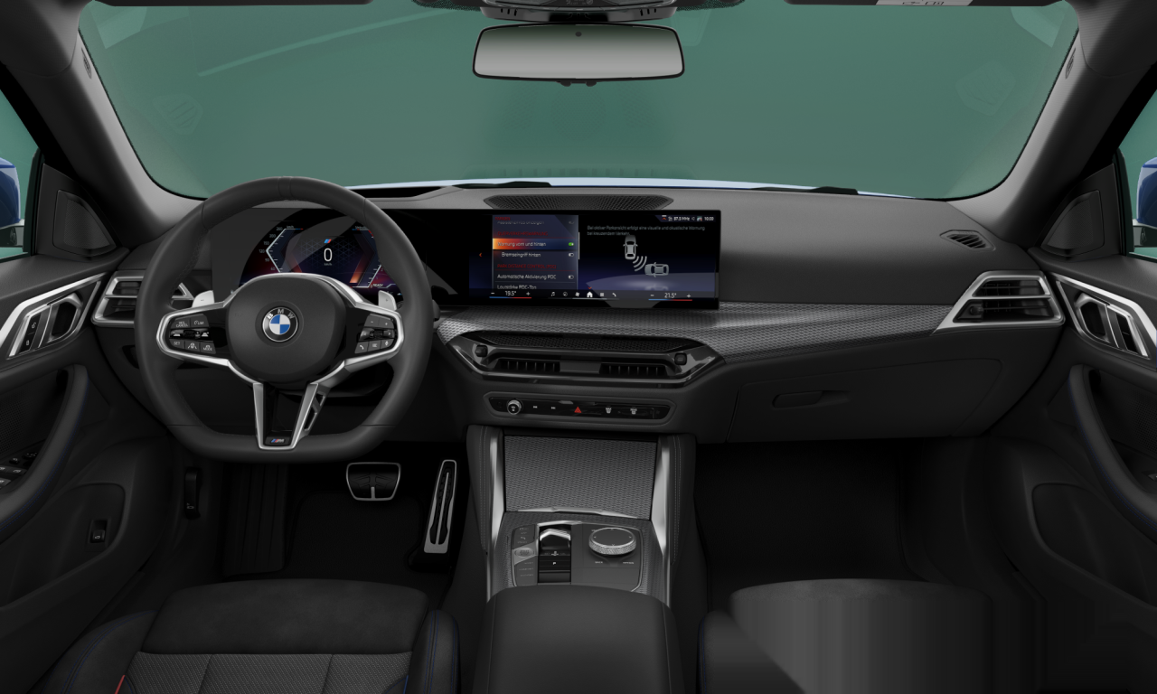 Interior of BMW 430i xDrive (G26 (MUE)), VIN WBA41HC09SFU67634