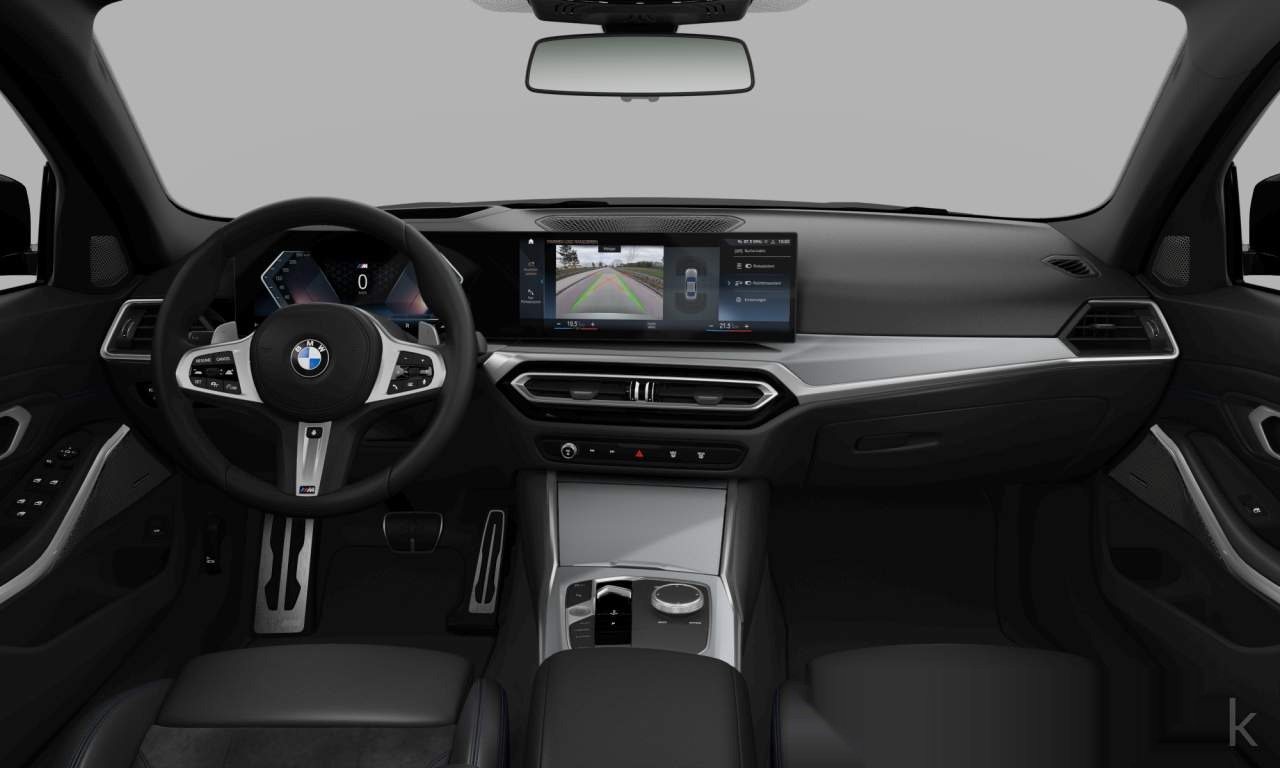 Interior of BMW 320d xDrive (Sedan (4 Doors)), VIN WBA48FU0008D40550