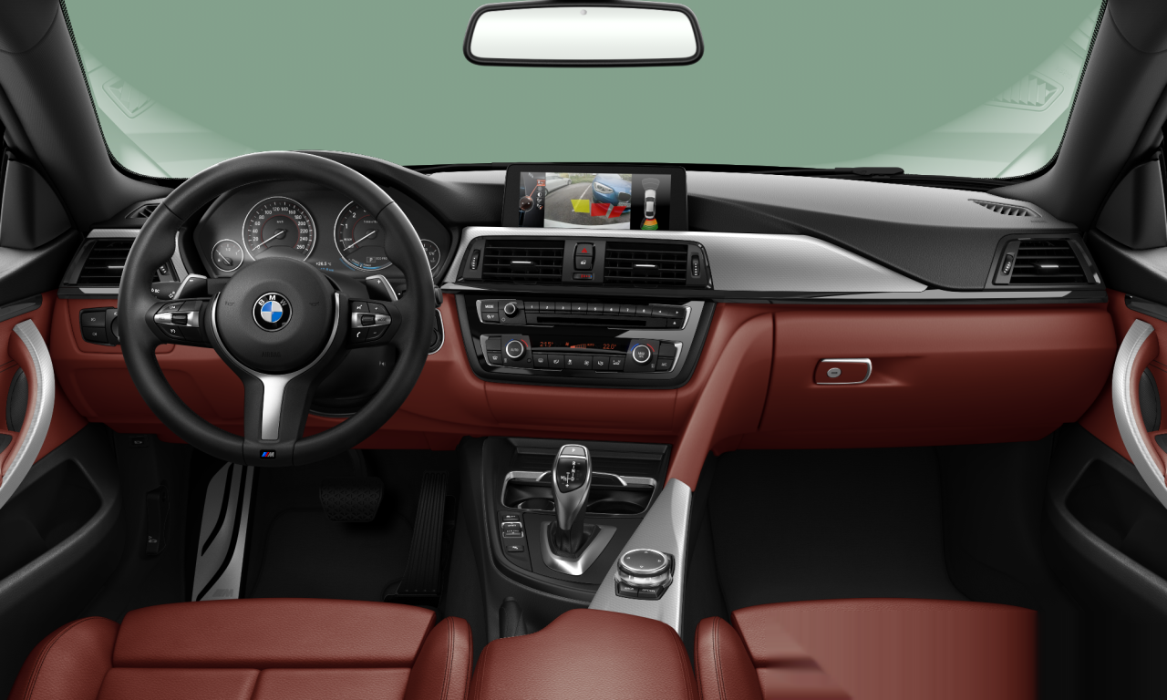 Interior of 2015 BMW 420i (F36), VIN WBA4A1103GG324464