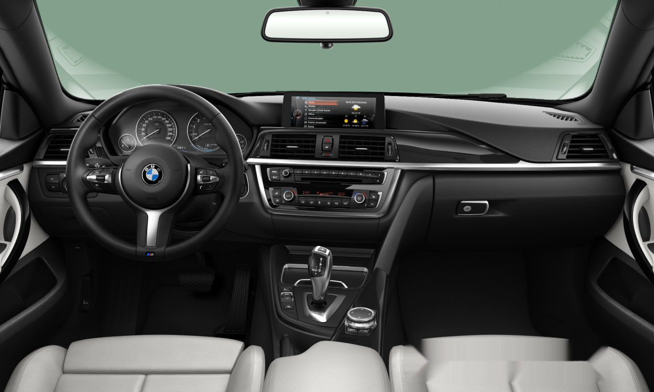 Interior of 2015 BMW 428i (F36), VIN WBA4A51010GZ79493